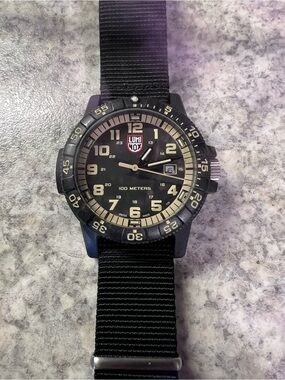 Luminox Men's Black Tactical Field Watch - 100 Meters
